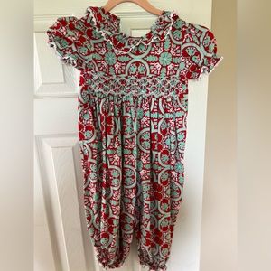 Three Sisters Christmas romper size 4T